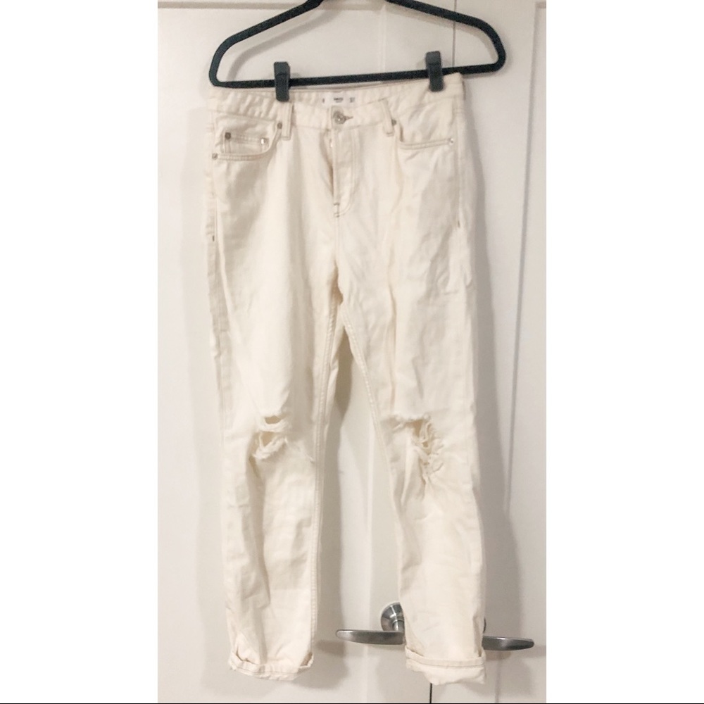 Mango Ripped Relaxed Fit Denim - Picture 3 of 7
